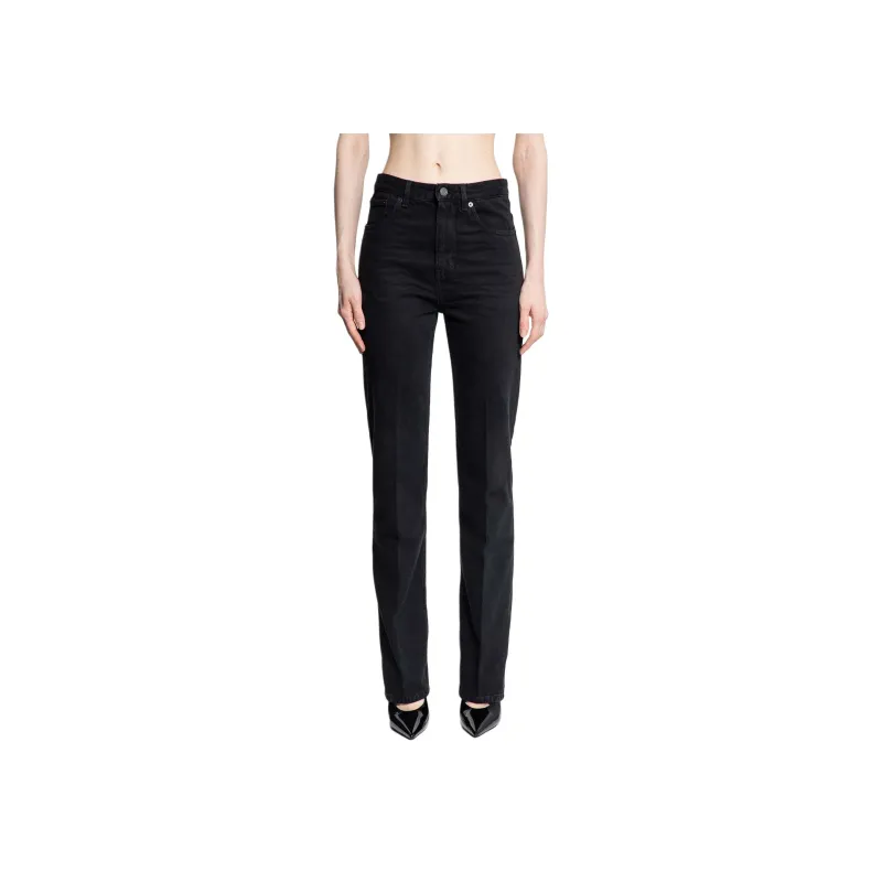 SAINT LAURENT Mid Rise Straight Leg Jeans-2