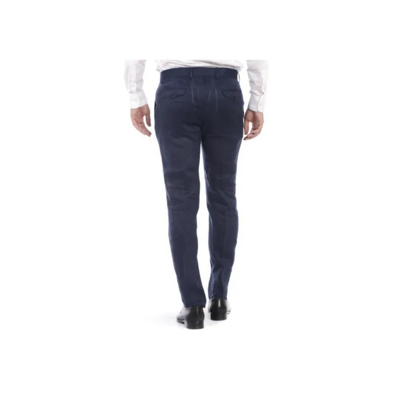 DANIELE ALESSANDRINI Casual Pants Men's Marine Blue-1