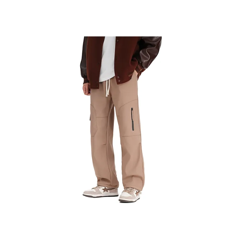 ZMOH Fleece Lined Casual Pants Unisex-6