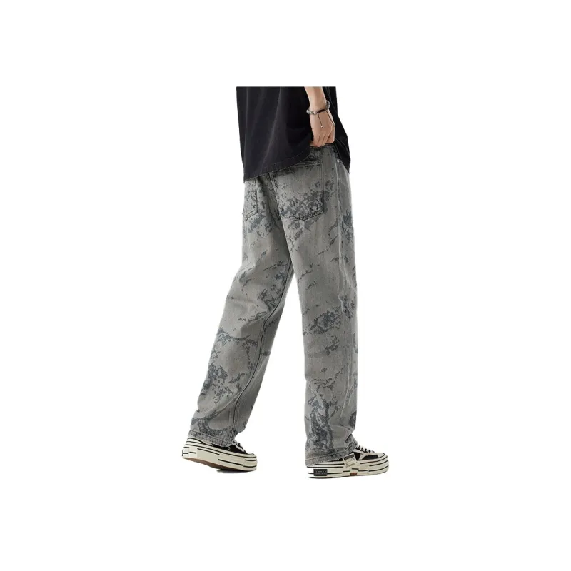 HIPANDA Jeans Men Nostalgic Blue-1