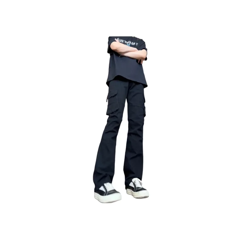 VIPGOOSE Jeans Unisex Black-0