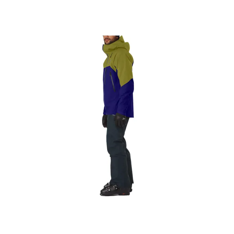 Arcteryx BETA SV Waterproof, Windproof, And Breathable Windbreaker Jacket Men's Yellow Blue-4