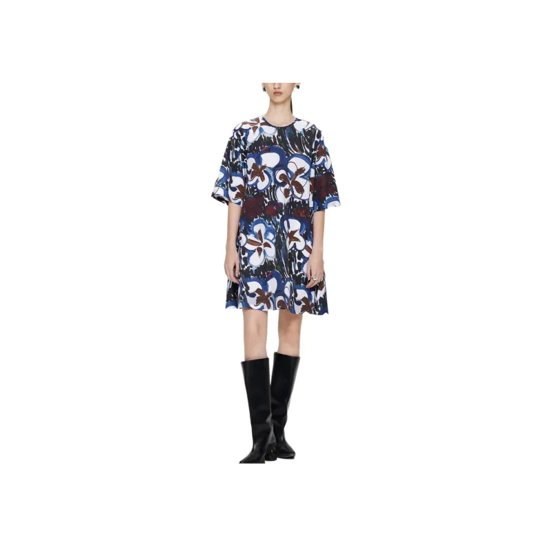 Jiangnan Commoner Short Sleeved Dress Women's-2