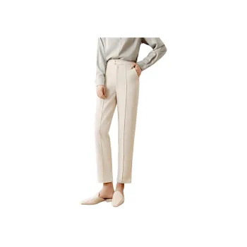 Mo Han Yi Mei Casual Pants Women's Ecru
