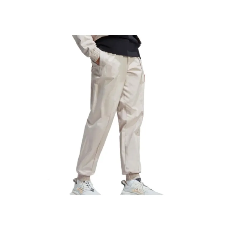 Adidas Knitted Sweatpants Women's Gray Brown Tan-2