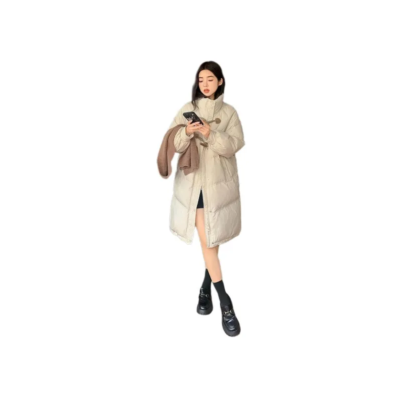 Flowers In Water Puffer Jacket Women's-4