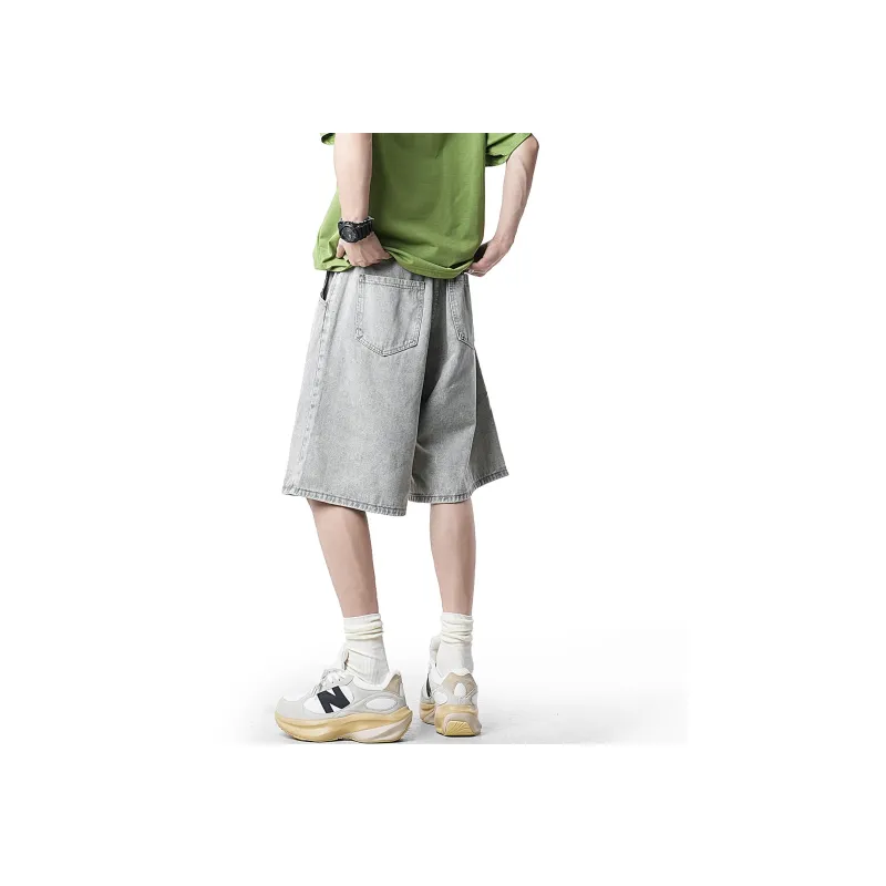 ALang Studio Denim Shorts Unisex-3