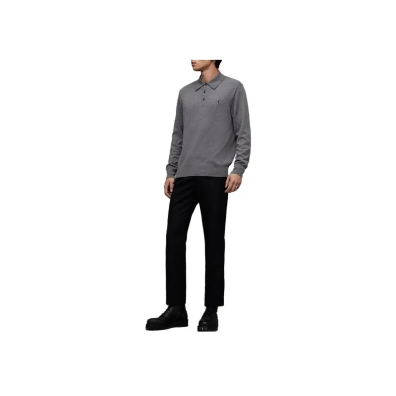 ALLSAINTS Kilburn Knitted Polo Shirt-1