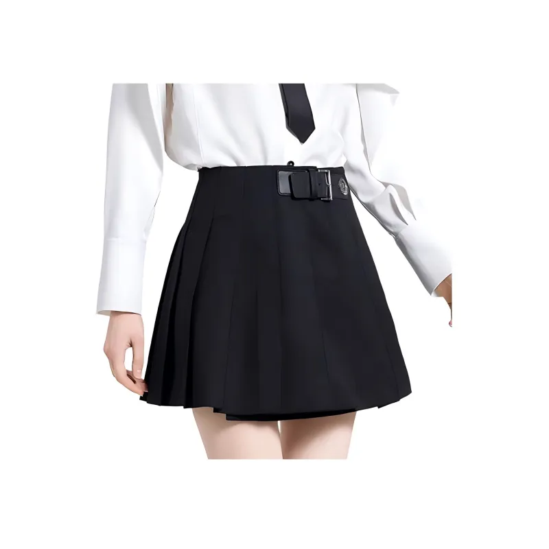 BESIONIA FW23 Casual Short Skirts Women's Black-3