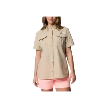 Columbia PFG Bahama Shirt Women's Fossil Color