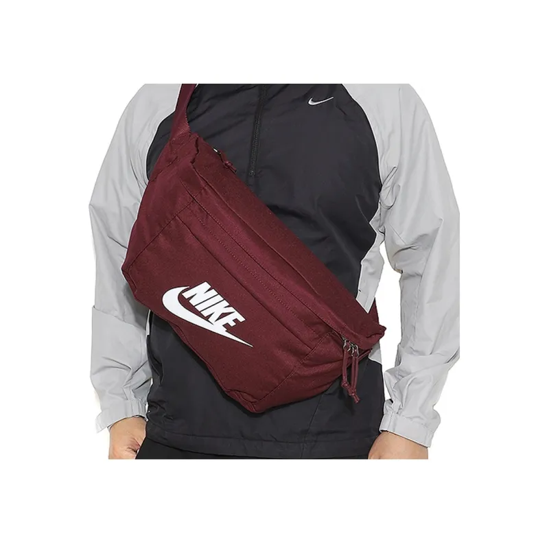 Nike Polyester Crossbody Bag, Fanny Pack Small Size Unisex Burgundy-4