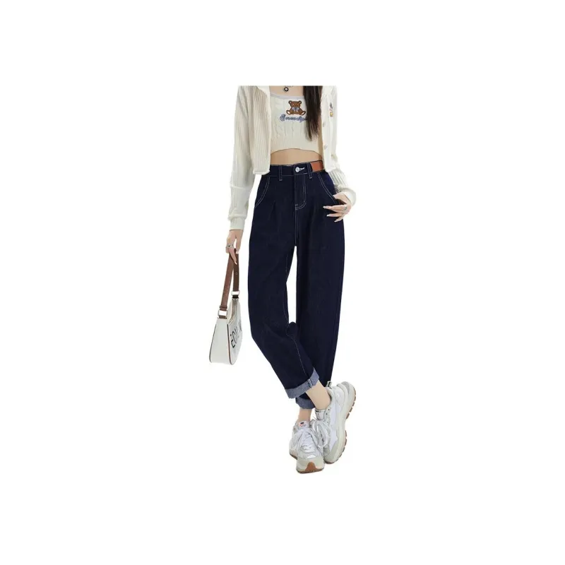 Kazakhstan Jeans Women's Dark Blue-2