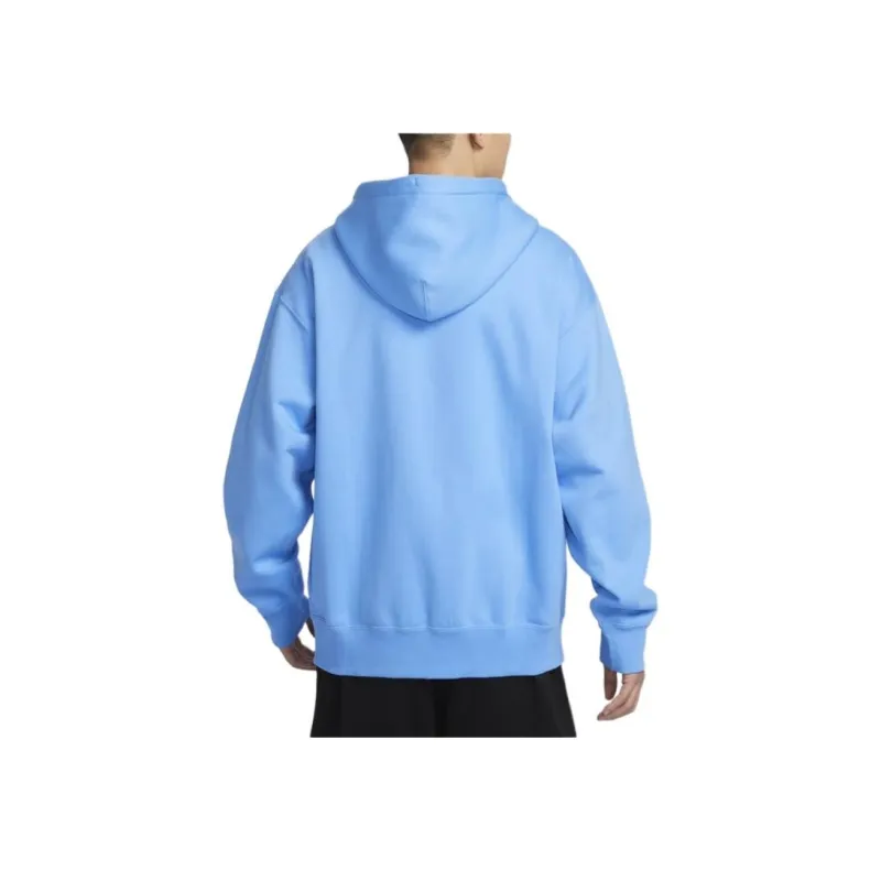 Nike Solo Swoosh Zip Up Drawstring Hoodie-1