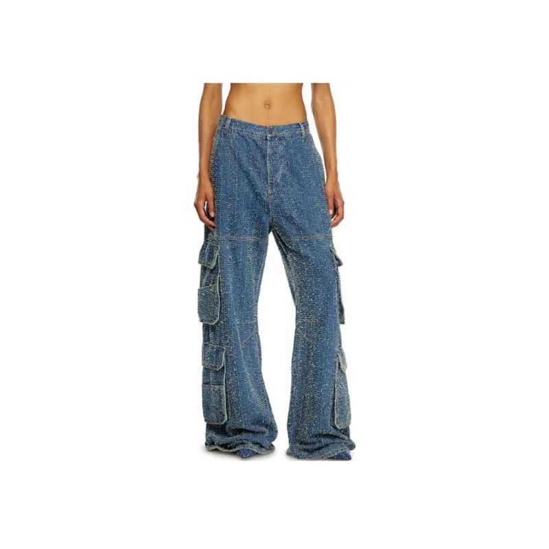 DIESEL D Sire Cargo S2 Trousers 'Denim'-2