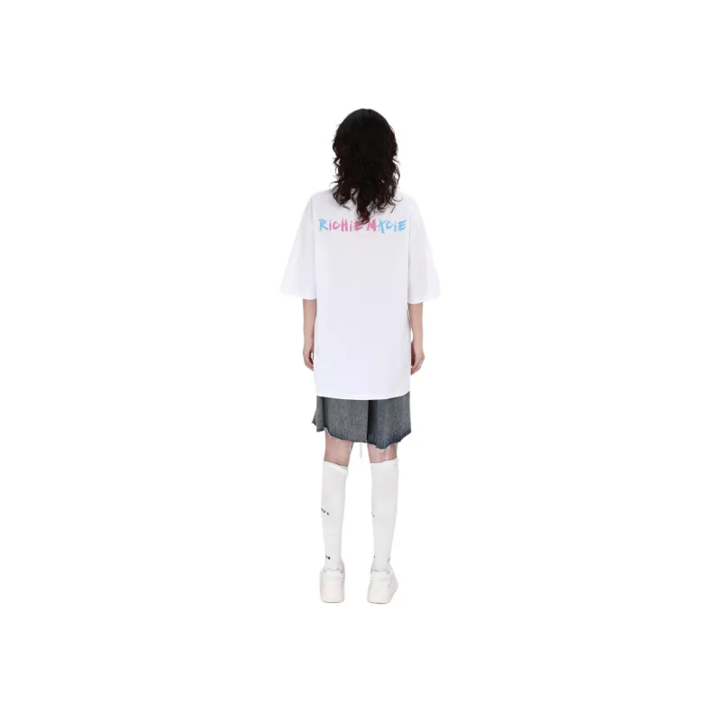 Richie Macie T Shirt Women's White-2