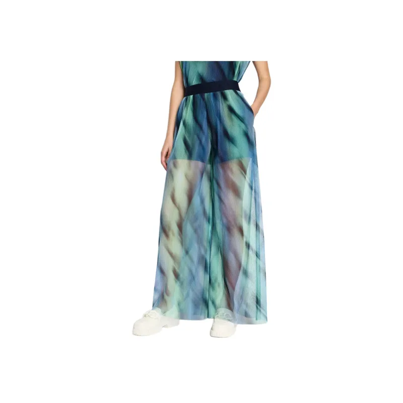 ARMANI EXCHANGE Abstract print Wide leg Trousers-2