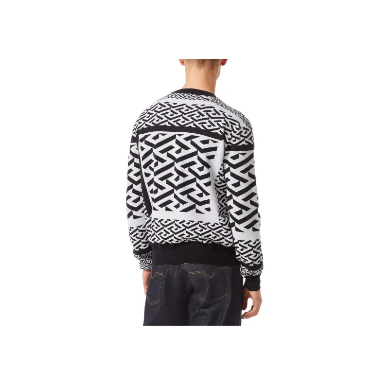 VERSACE Sweaters Men Black/White-2