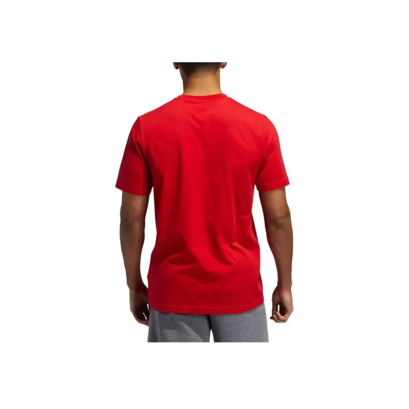 Adidas T Shirts Men Red-1