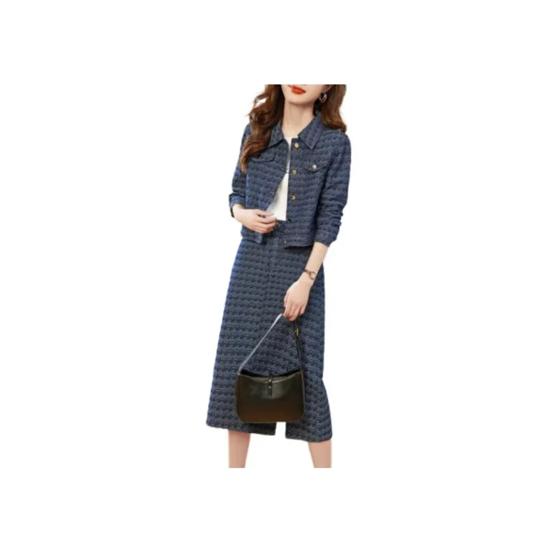 XWI Skirt Set Women's Denim Blue-3
