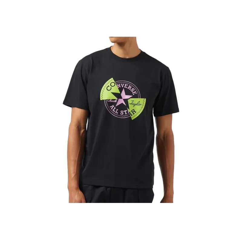 Converse MAJICA Distorted Patch T Shirt Men's Black-2
