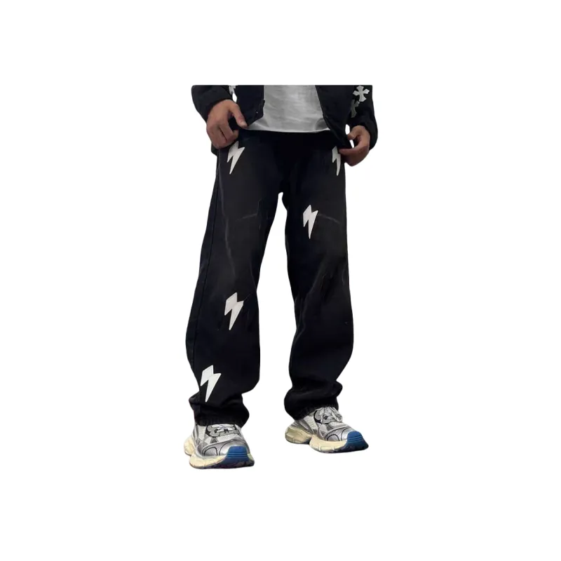 ZMHT Jeans Unisex Black-4