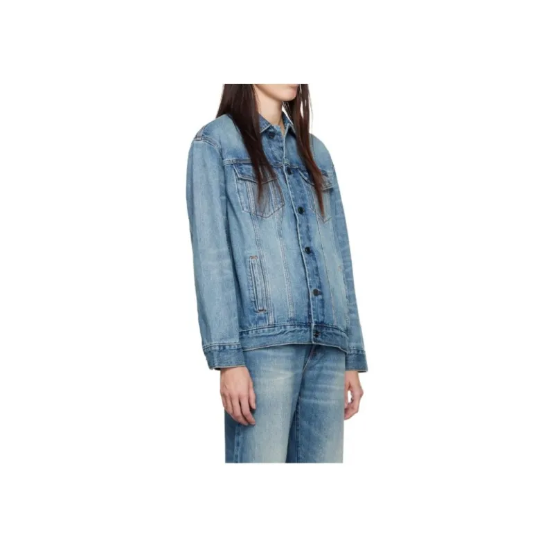 CALVIN KLEIN Denim Jacket Women's Blue-1