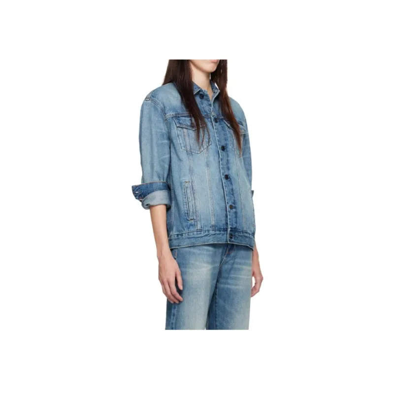 CALVIN KLEIN Denim Jacket Women's Blue-2