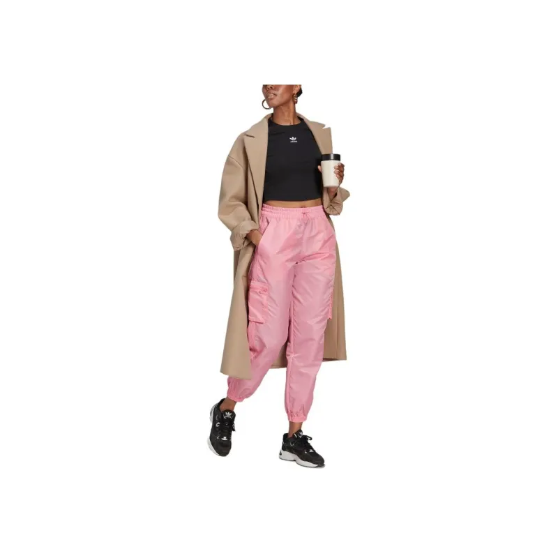 Adidas Originals Knitted Sweatpants Women's Pink-3