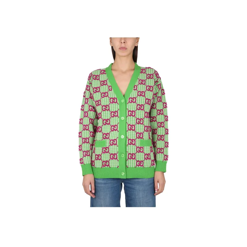 GUCCI SS23 Knitwear Women's Green-2