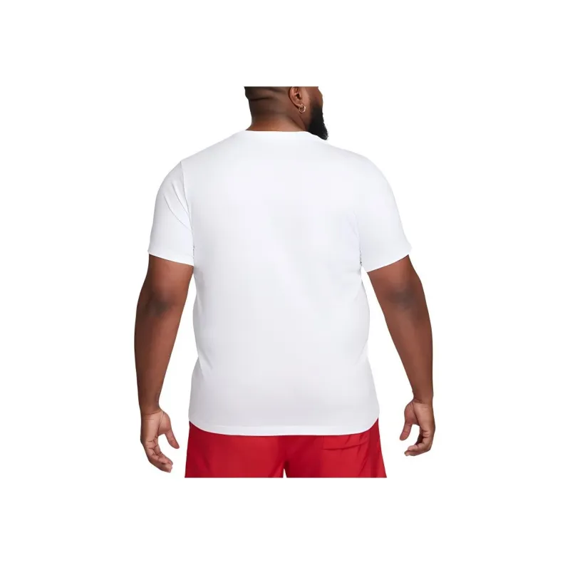 Nike T Shirts Men Bright White-5