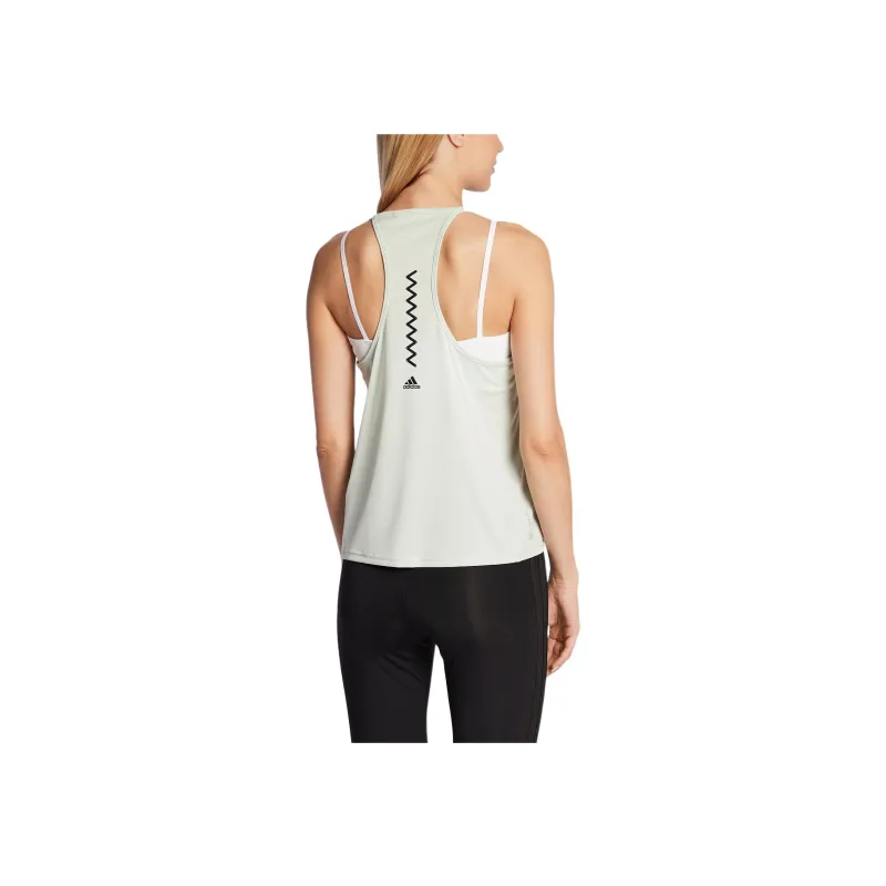 Adidas Tank Tops Women's Linen Green-2