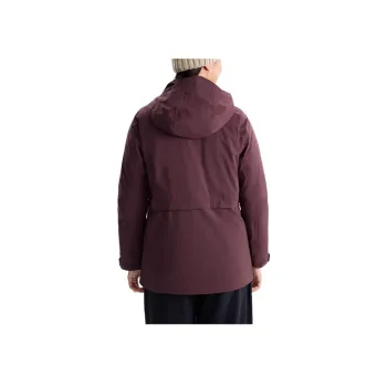Columbia Waterproof And Windproof To Keep Warm Windbreaker Jacket Women's Dark Red