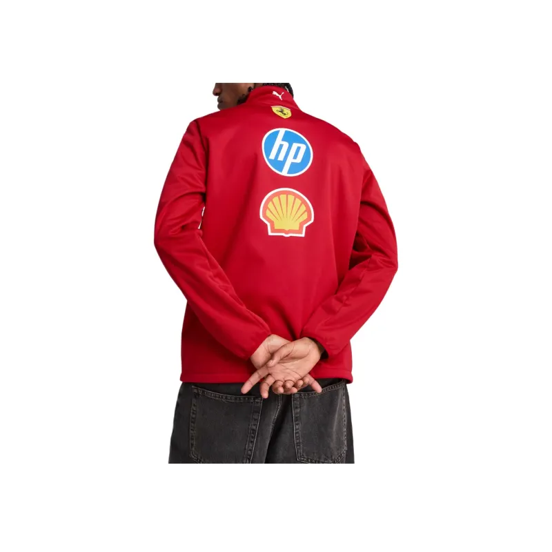 PUMA x SCUDERIA FERRARI Jacket Men's Dark Cherries-3