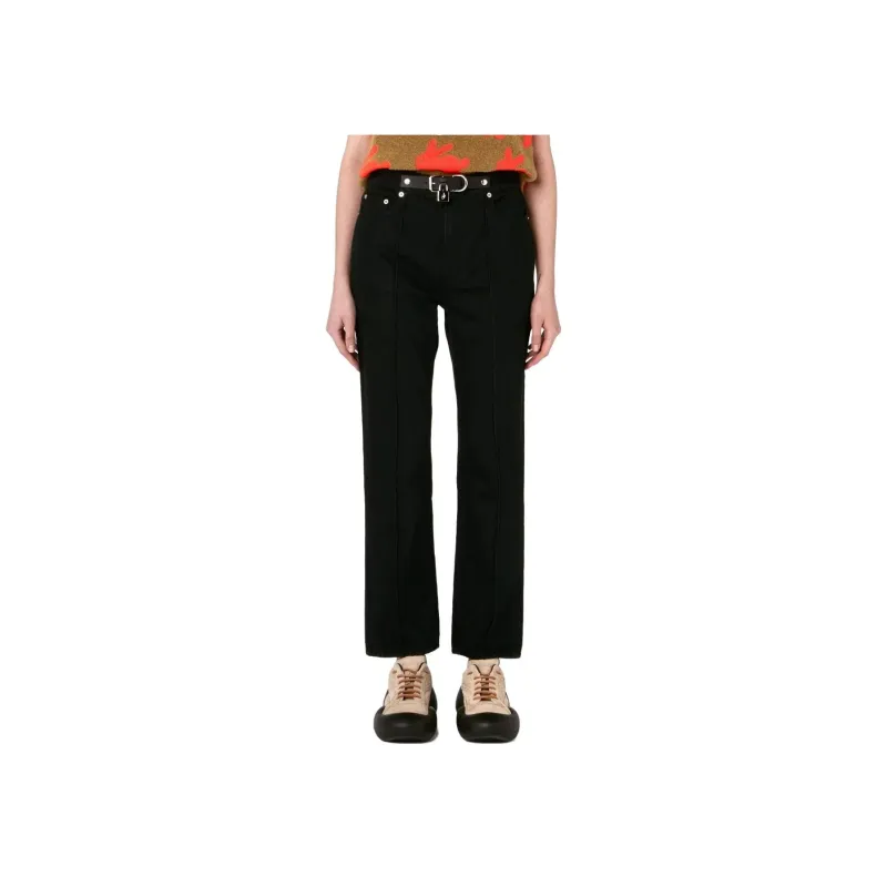 JW Anderson Padlock Detailed Slim Fit Jeans-1