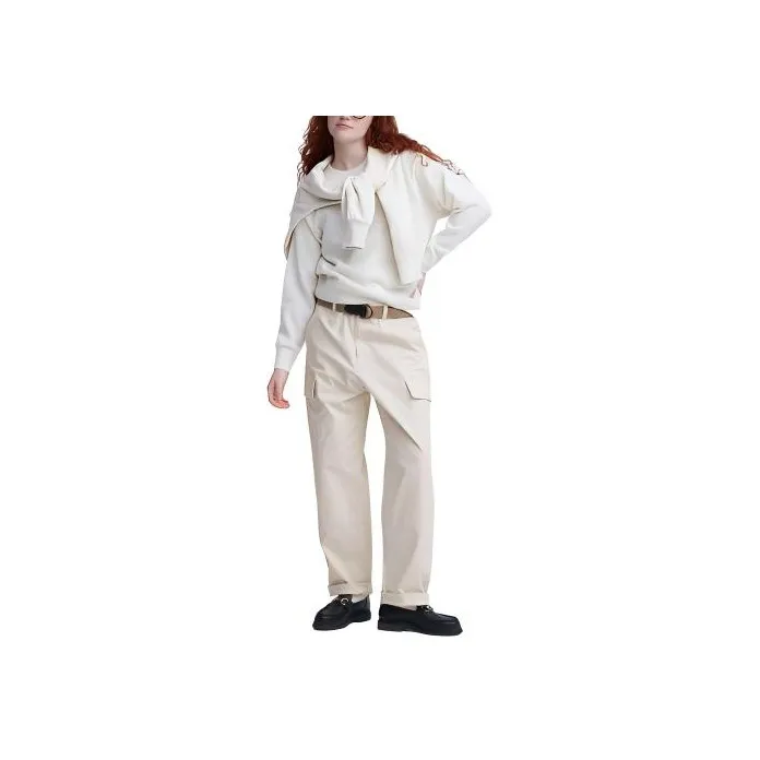 UNIQLO Cargo Pants Men Ivory-0