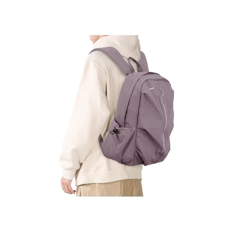 RIOREX Fabric Computer Travel Bag Backpack Unisex Black/Ecru/Dusty Pink/Gray Green/Khaki-21
