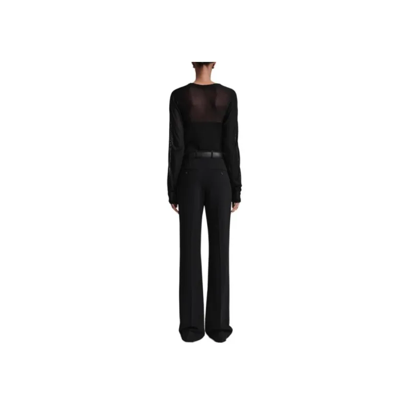 TOTEME Belt Looped Mid Rise Trousers-2