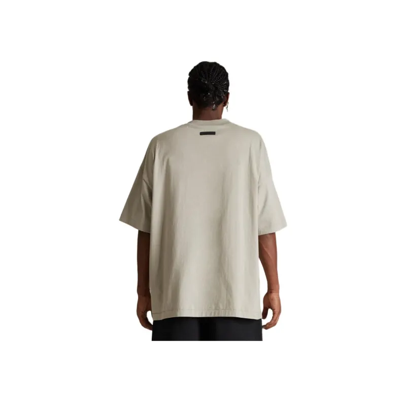 Fear Of God Essentials Tab Crewneck Tee 'SEAL'-3