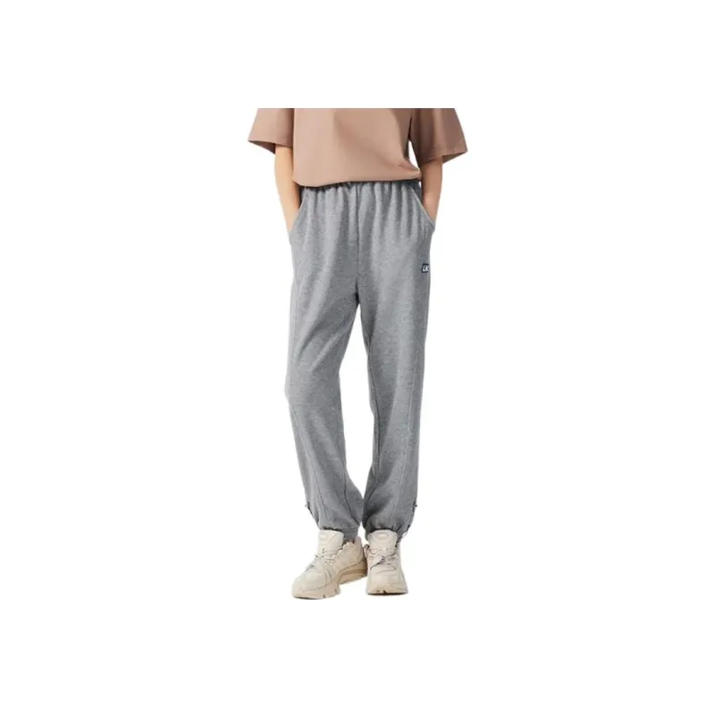 LINING Knitted Sweatpants Men Gray-2