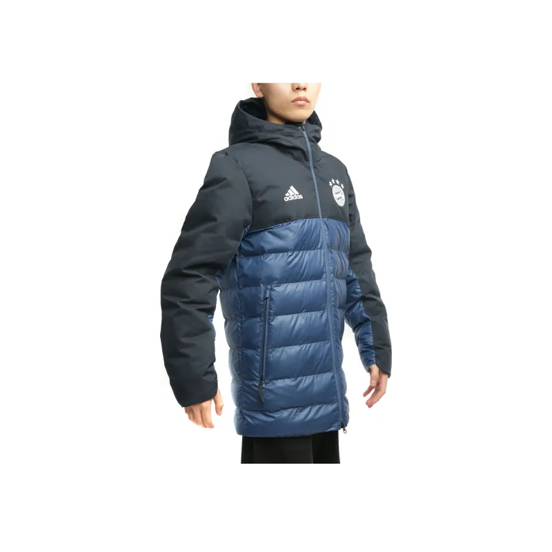 Adidas Puffer Jackets Men Dark Blue-2