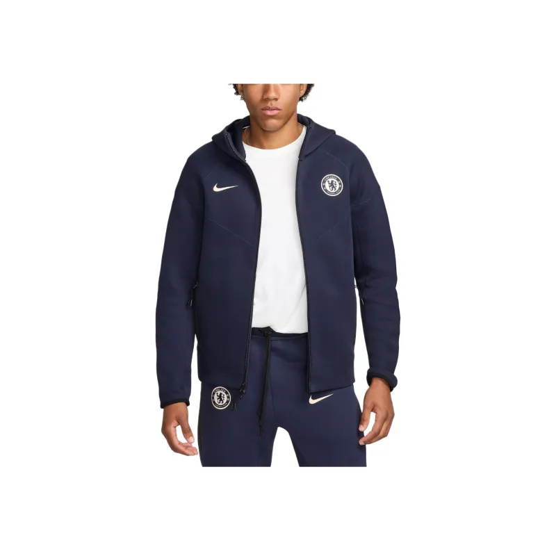 Nike Chelsea Fc Tech Fleece Windrunner Men's Nike Soccer Full Zip Hoodie-2