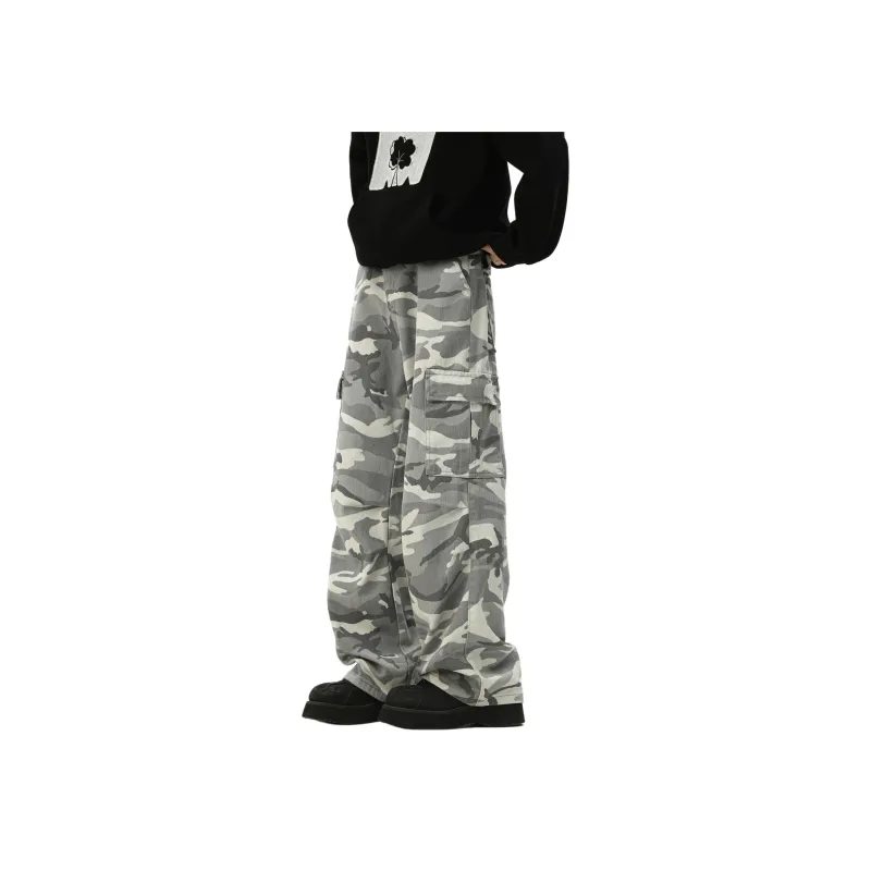 NEVER RULE Cargo Pants Unisex Green-4