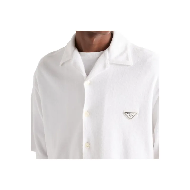 PRADA Shirts Men White-3