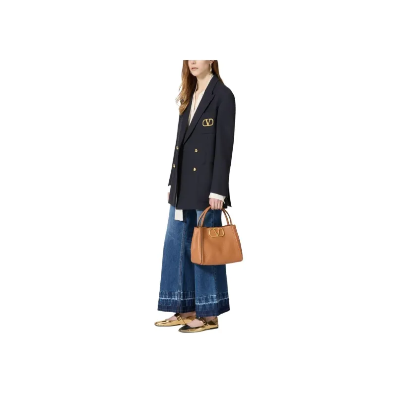 Valentino VLogo Signature Double-Breasted Blazer-3