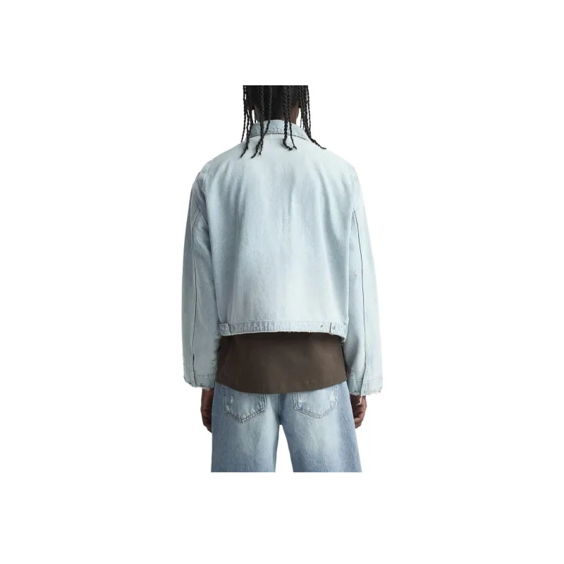 ZARA Jackets Coats Men's Light Blue-2
