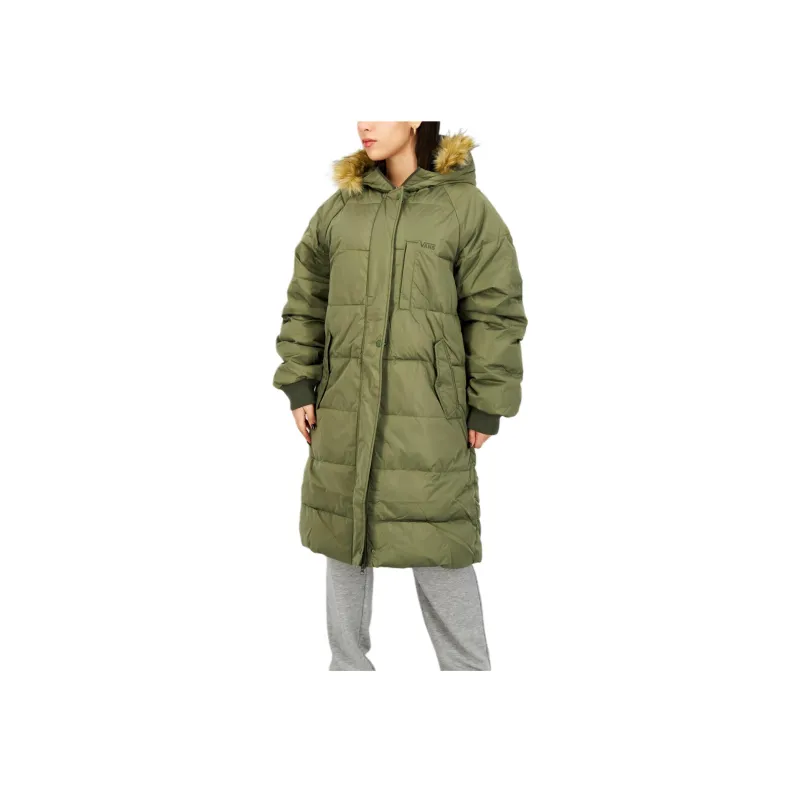 Vans Puffer Jacket Women's Green-2