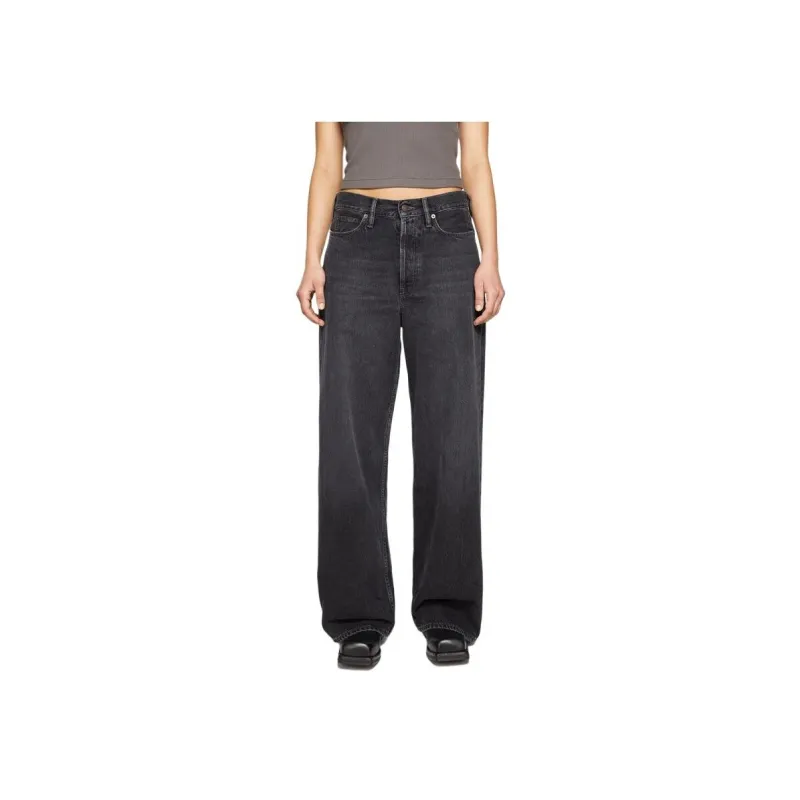 Acne Studios 2022F Relaxed Fit Jeans 'Black'-1
