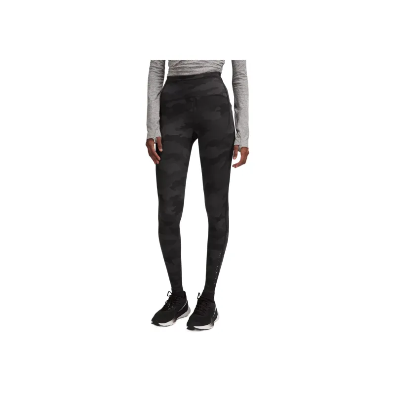 Lululemon Swift SpeedHigh Rise Brushed Tight Luxtreme Sports Pants 28' Women's Camouflage Dark Coal Camouflage-0