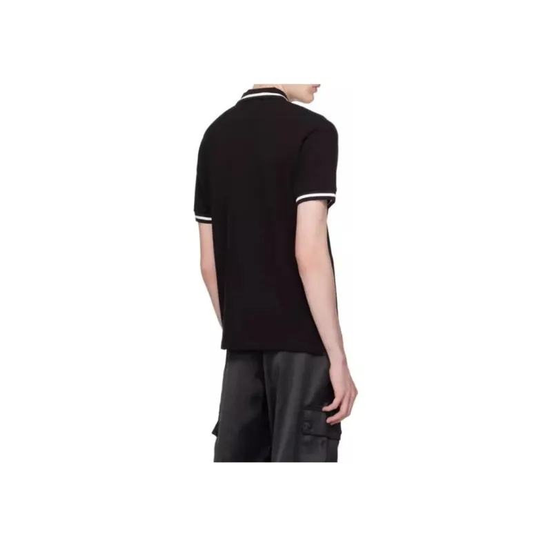 VERSACE JEANS COUTURE V Emblem Piqué Polo Shirt-0