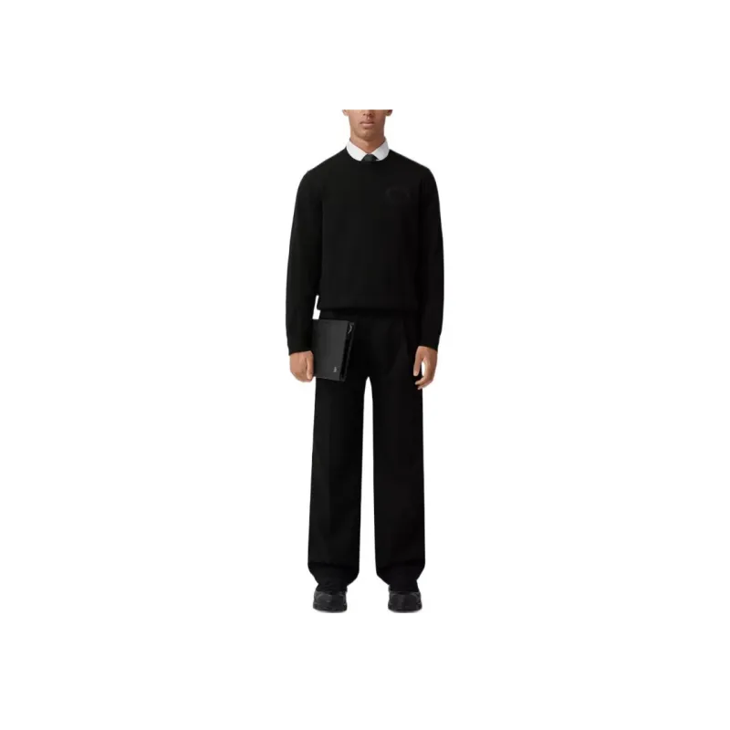 Burberry Oak Leaf Crest Wool Jumper-1
